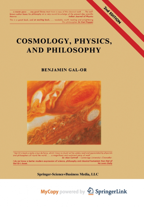 Cosmology, Physics, and Philosophy