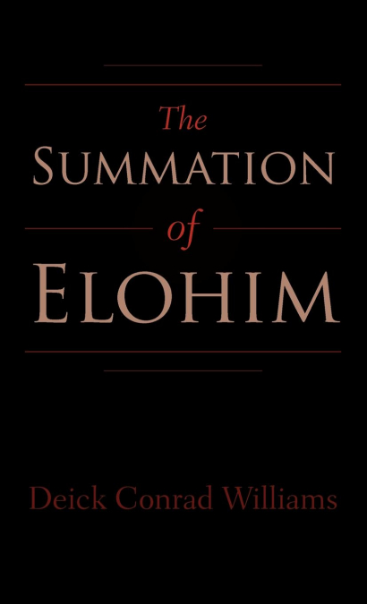 The Summation of Elohim