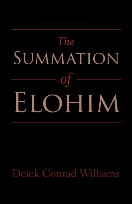 The Summation of Elohim