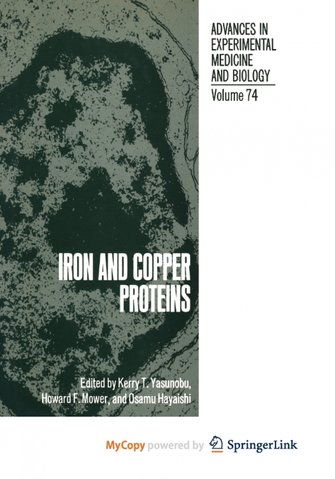 Iron and Copper Proteins
