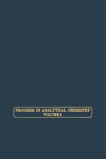 Progress in Analytical Chemistry
