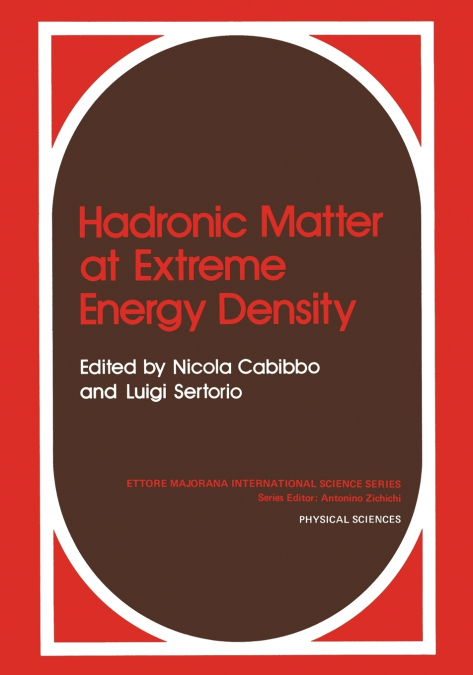 Hadronic Matter at Extreme Energy Density