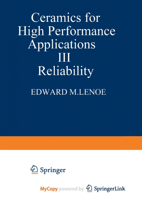 Ceramics for High-Performance Applications III