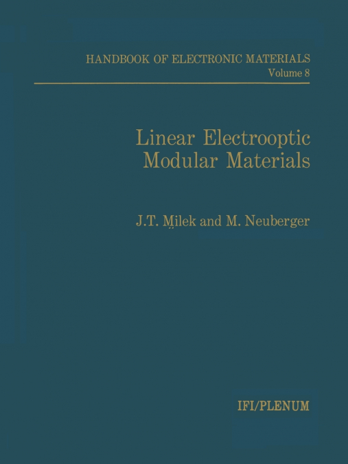 Linear Electrooptic Modular Materials