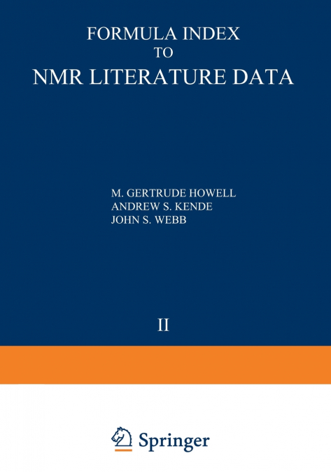 Formula Index to NMR Literature Data