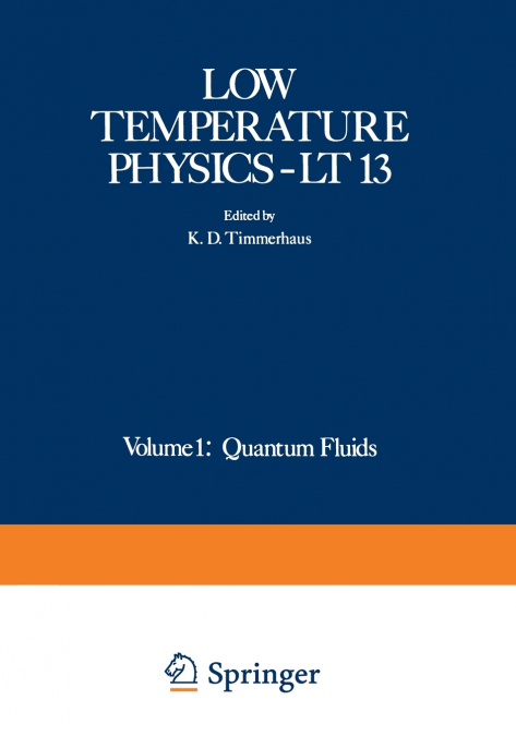 Low Temperature Physics-LT 13