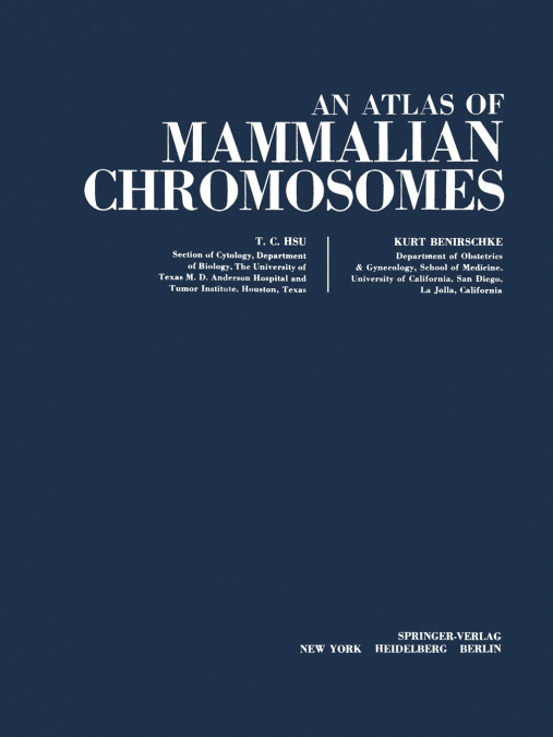 An Atlas of Mammalian Chromosomes