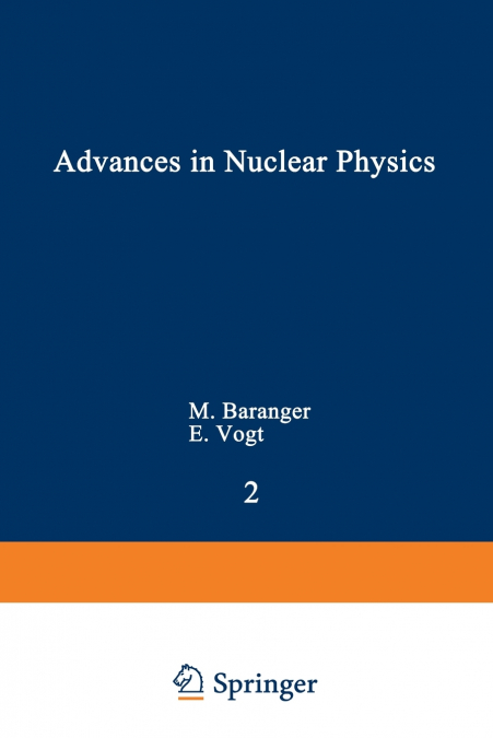 Advances in Nuclear Physics