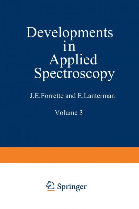 Developments in Applied Spectroscopy