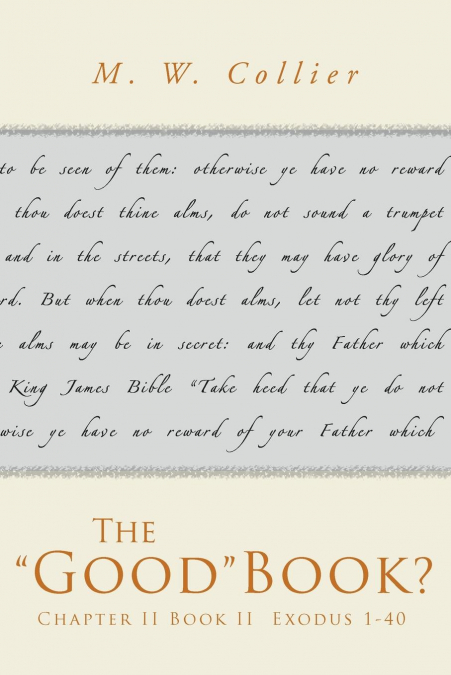 The Good Book?