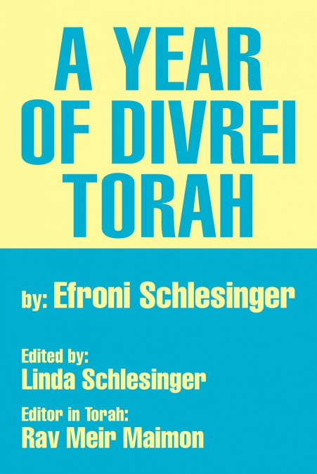 A Year of Divrei Torah