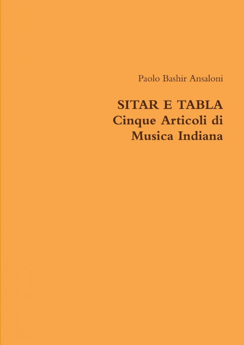 SITAR E TABLA