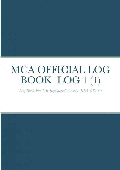 MCA OFFICIAL LOG BOOK