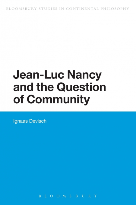 Jean-Luc Nancy and the Question of Community