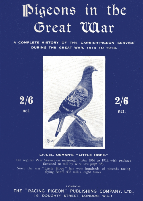 PIGEONS IN THE GREAT WAR