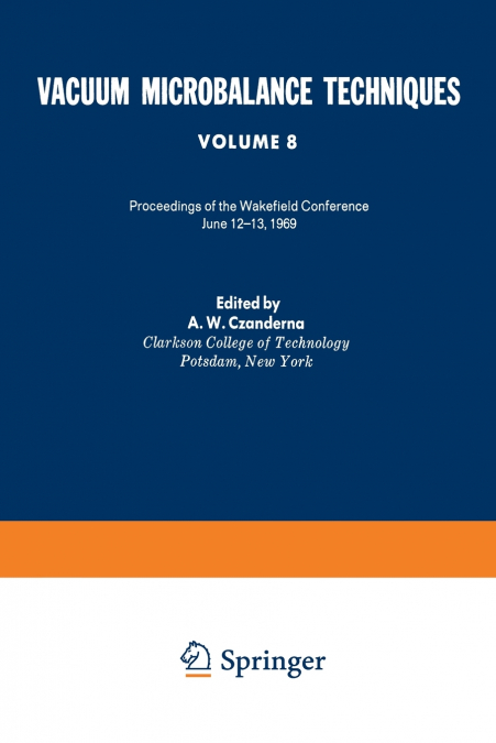 Vacuum Microbalance Techniques