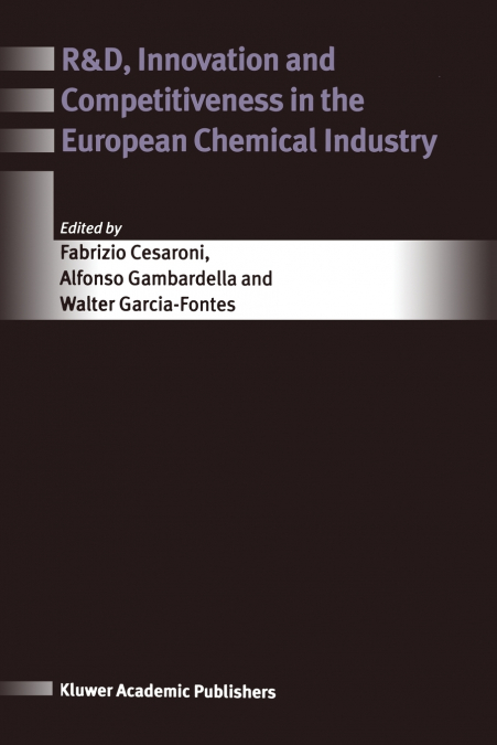 R&D, Innovation and Competitiveness in the European Chemical Industry