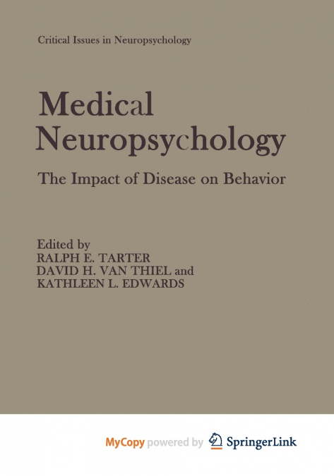 Medical Neuropsychology
