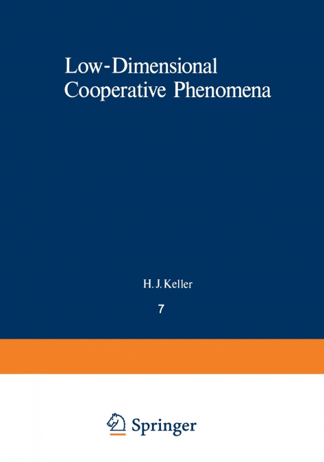 Low-Dimensional Cooperative Phenomena