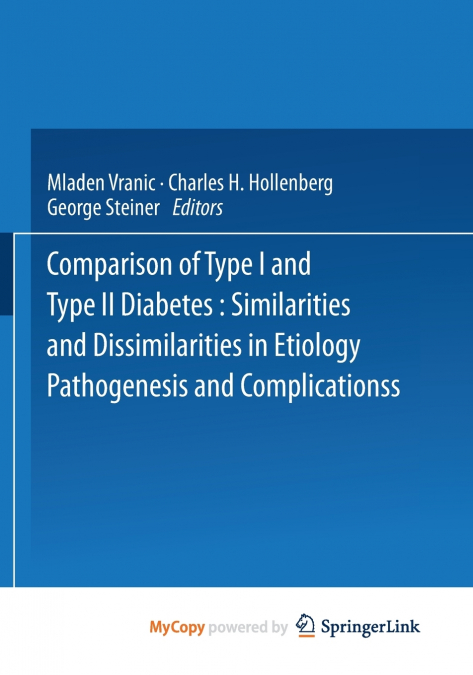 Comparison of Type I and Type II Diabetes