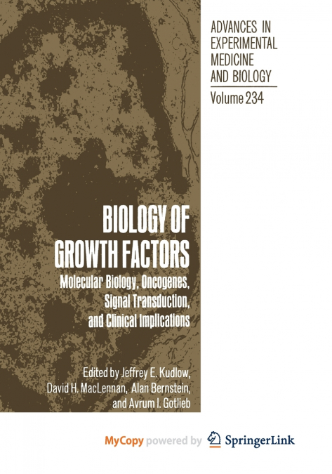 Biology of Growth Factors