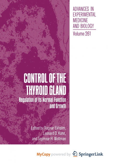 Control of the Thyroid Gland
