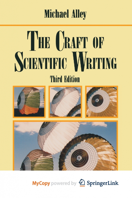 The Craft of Scientific Writing