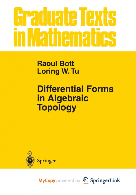 Differential Forms in Algebraic Topology