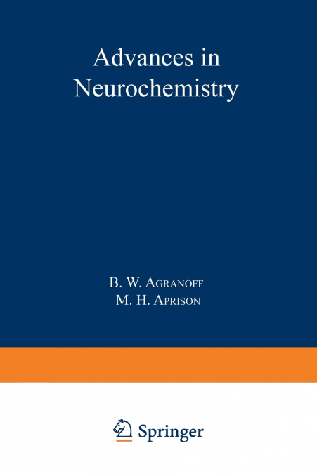 Advances in Neurochemistry