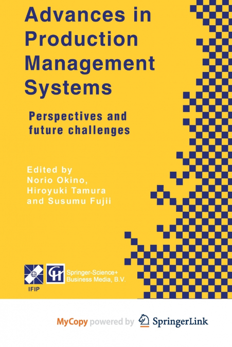 Advances in Production Management Systems