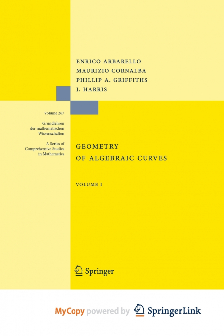 Geometry of Algebraic Curves