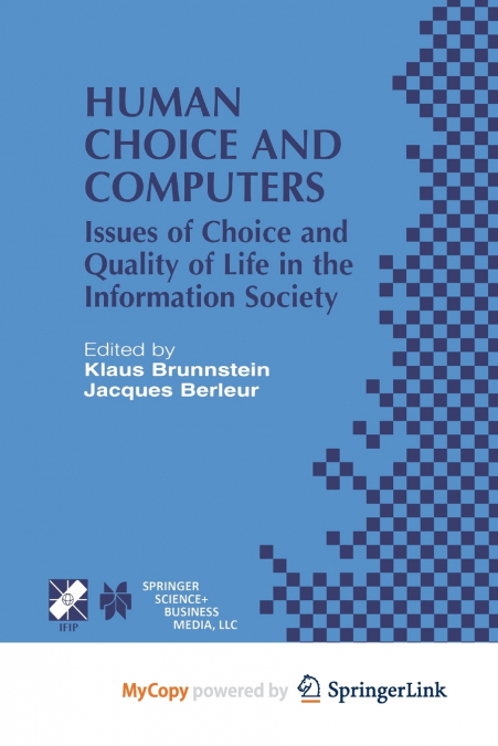 Human Choice and Computers