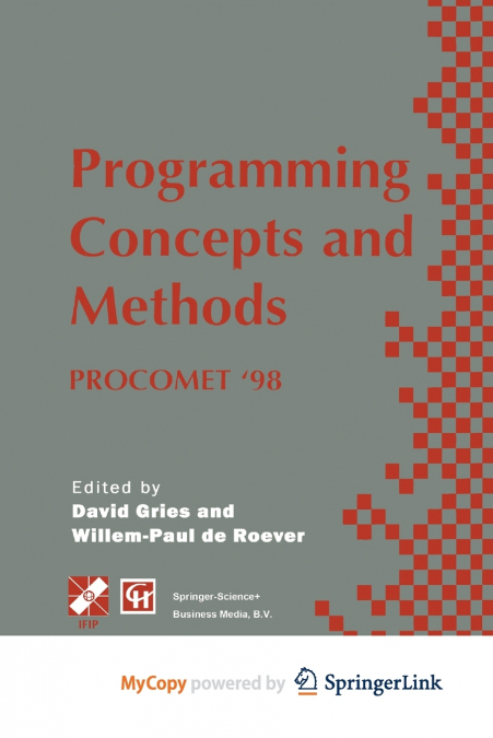 Programming Concepts and Methods PROCOMET ’98