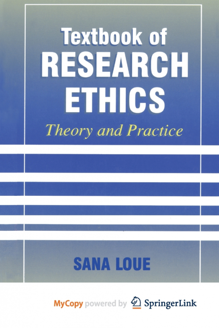 Textbook of Research Ethics