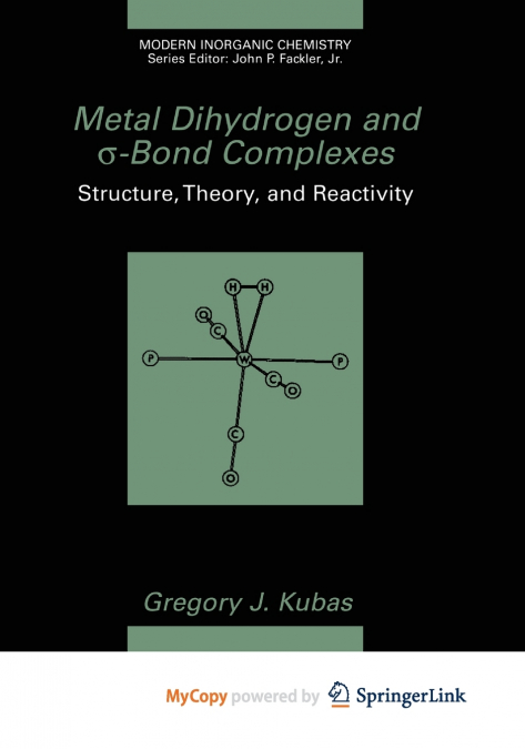 Metal Dihydrogen and σ-Bond Complexes