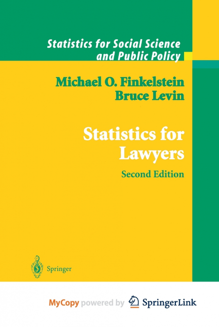 Statistics for Lawyers