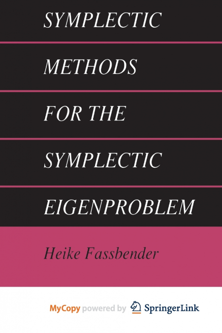 Symplectic Methods for the Symplectic Eigenproblem