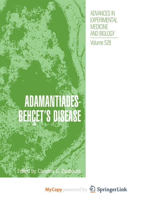 Adamantiades-Behçet’s Disease