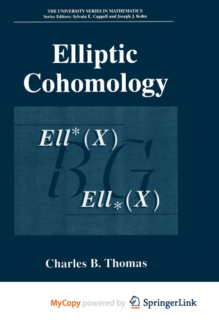 Elliptic Cohomology