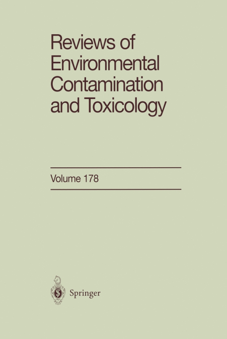 Reviews of Environmental Contamination and Toxicology