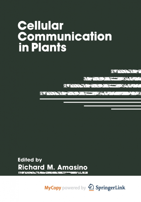 Cellular Communication in Plants