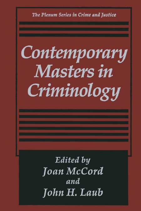 Contemporary Masters in Criminology