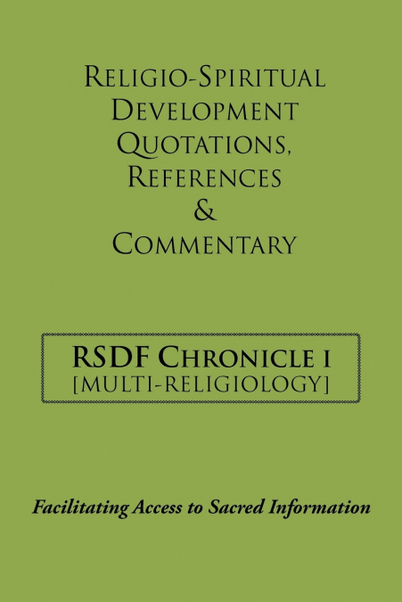 Rsdf Chronicle I
