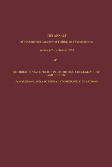 The Role of State Policy in Promoting College Access and Success