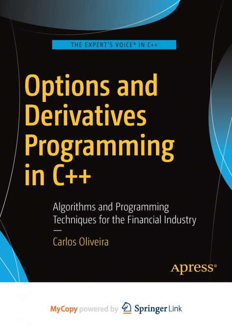 Options and Derivatives Programming in C++