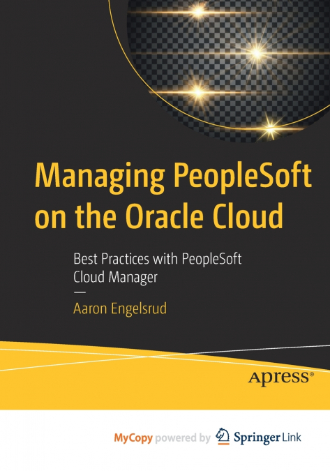 Managing PeopleSoft on the Oracle Cloud