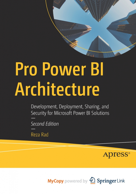 Pro Power BI Architecture