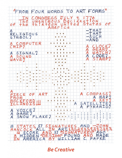 From Four Words to Art Forms