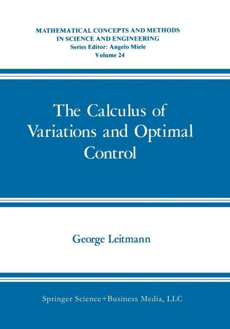 The Calculus of Variations and Optimal Control