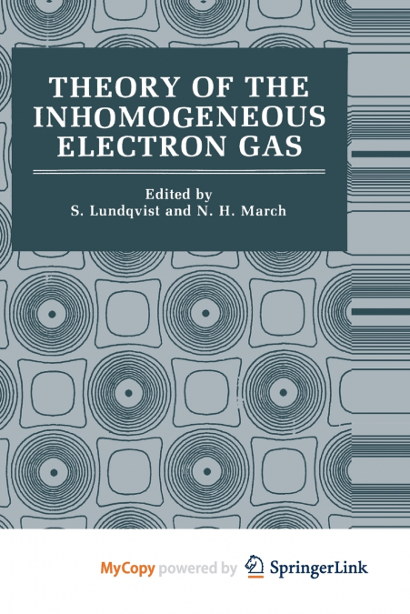 Theory of the Inhomogeneous Electron Gas